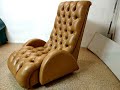 Кресло шезлонг с каретной стяжкой. Своими руками.(Chair chaise longue. Handmade work. Chester)