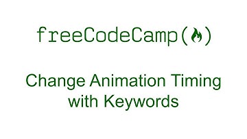 Applied Visual Design - Change Animation Timing with Keywords - Free Code Camp