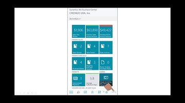 Dynamics 365 Business Central: Enter a Sales Order from a Mobile Device