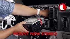 Basic installation of an aftermarket stereo into a GM vehicle 