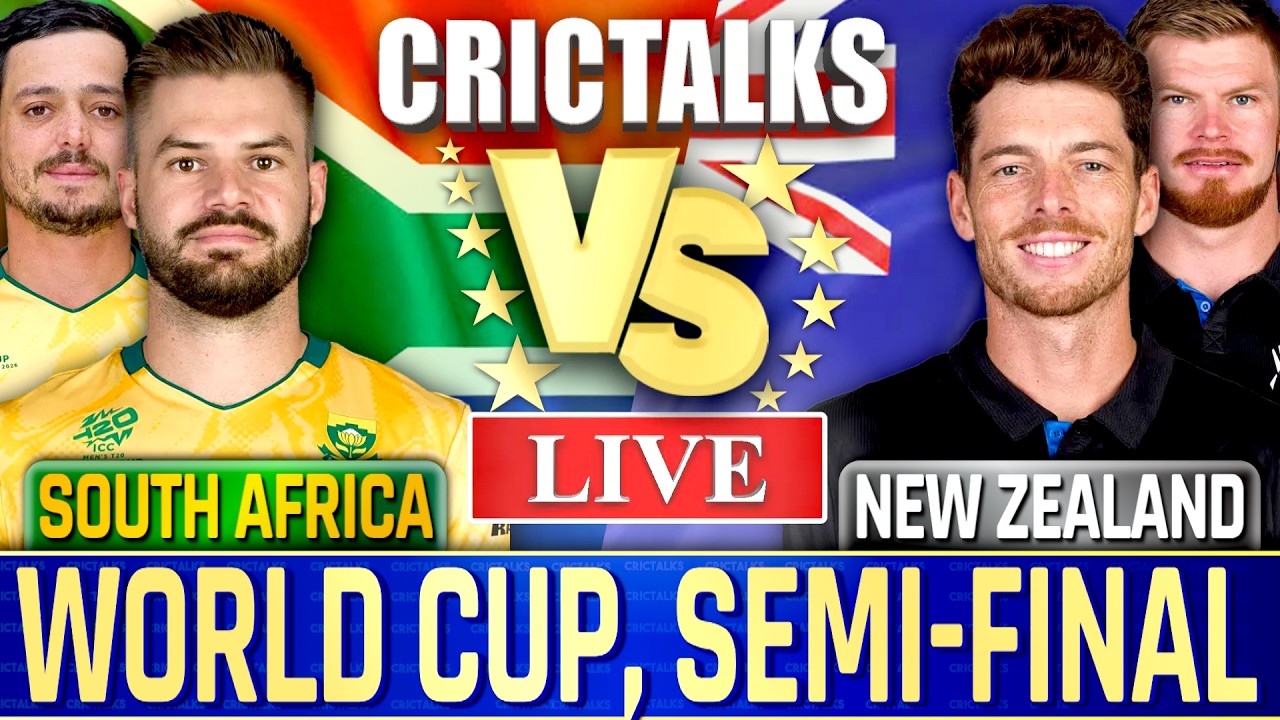 🔴 South Africa vs New Zealand, T20 World Cup 2026 Live Cricket Match Today Score Commentary Last 7