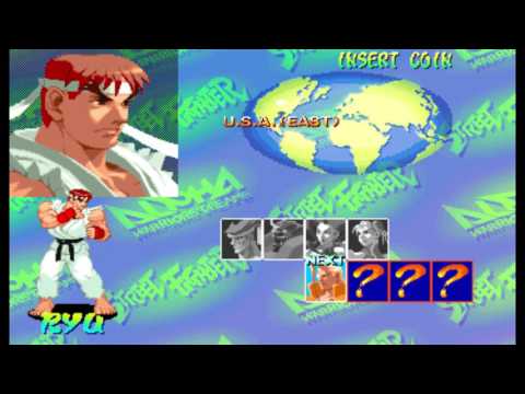 Street Fighter Alpha 1 ( Arcade ) - Ryu Playthrough ( Nov 22, 2016 )