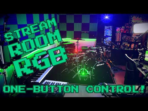 Stream Room RGB. Lighting EFX with One Button Control!