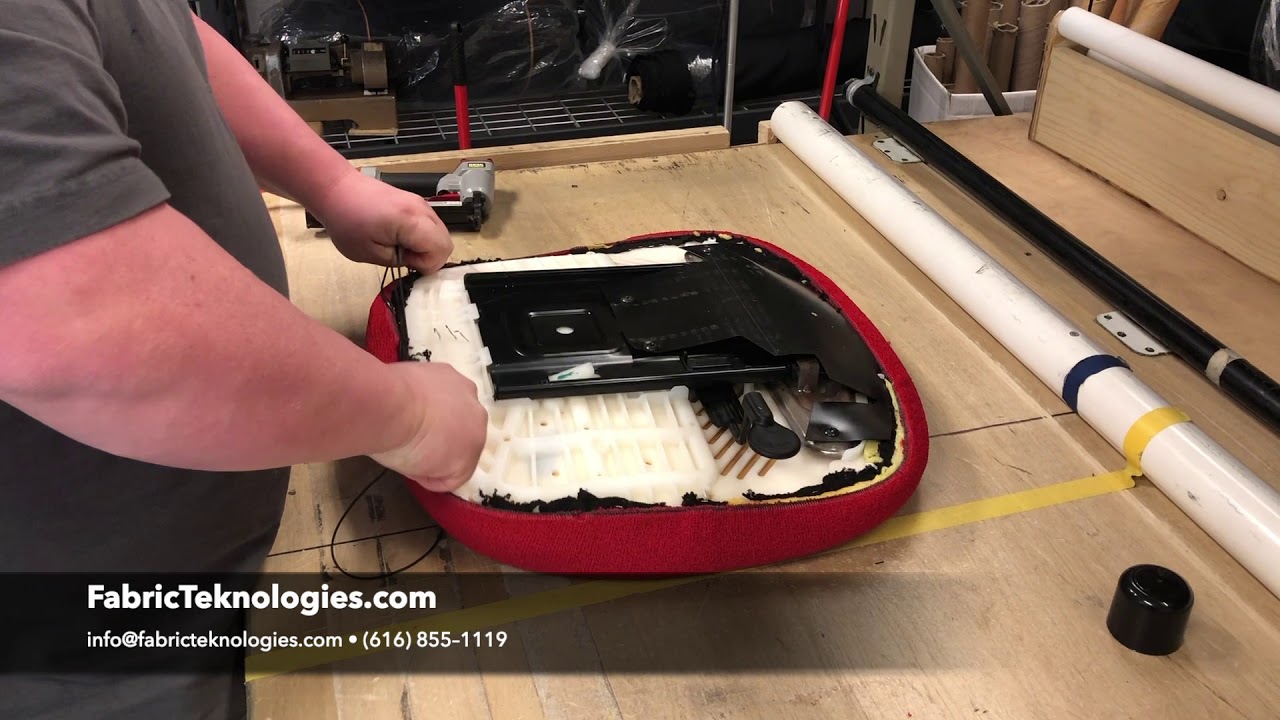 Fabric Teknologies Steelcase Leap Reupholstery