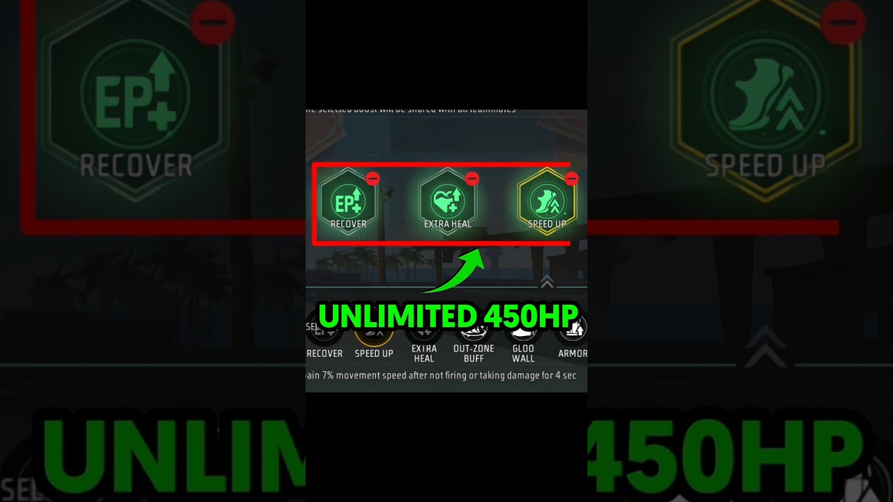 New Loadout TEAM BOOSTER Give Unlimited Hp!