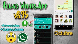 Nuevo Fouad WhatsApp v8.95 Actualización Extrema 2021 