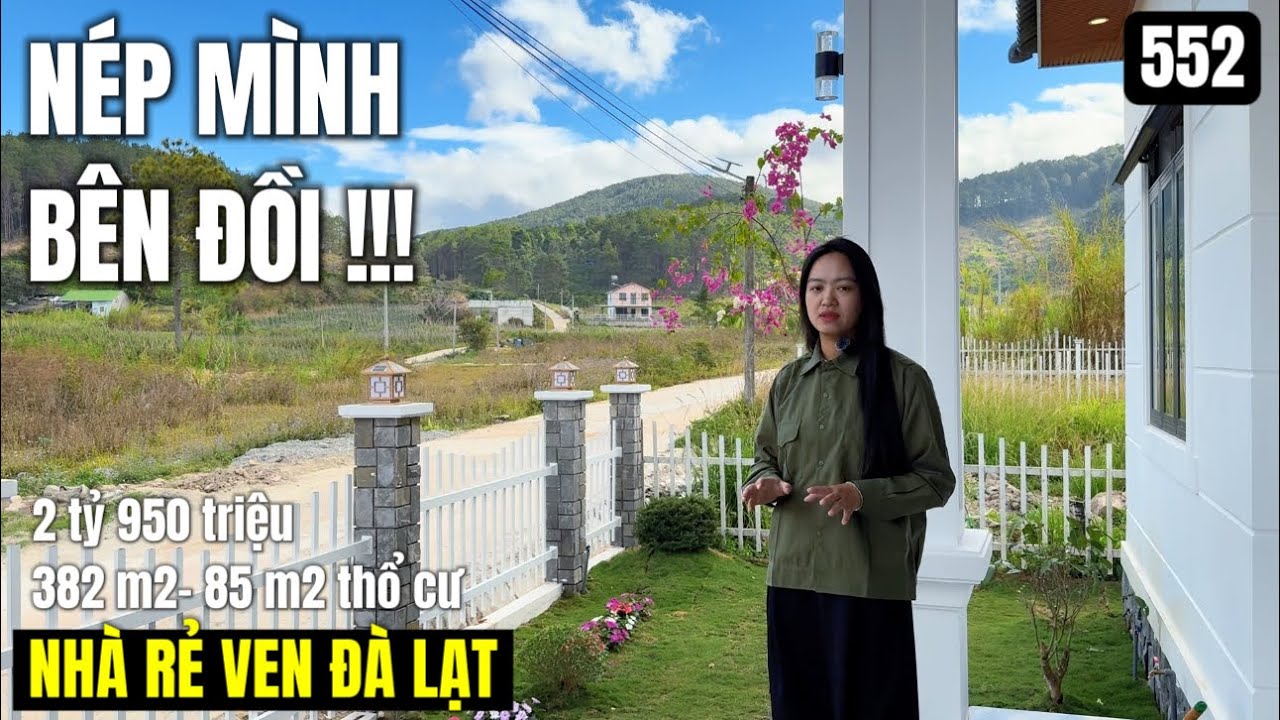 Nhà xinh ven Đà Lạt nép mình bên đồi 382 m2 85 m2 2 tỷ 950 triệu sẵn nội thất về ở luôn