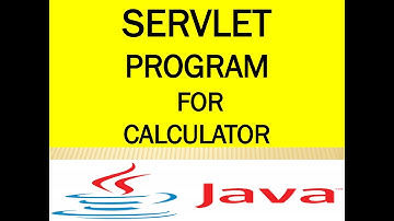 SERVLET program  for calculator by Shrinivas Dudgal