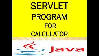 SERVLET program  for calculator by Shrinivas Dudgal