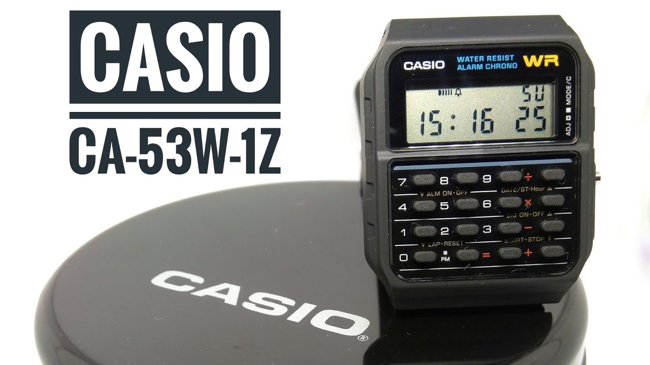 Casio Ca 53w 1z Wr Youtube