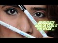 MAMAEARTH CHARCOAL BLACK LONGSTAY KAJAL AND KOHL PENCIL REVIEW AND |DRSMILEUP| #EYEKAJALSTHATCARE