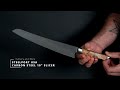 Steelport 10" Carbon Steel Slicing Knife: Made in the USA