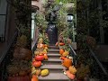 Halloween Stoop in the West Village, Manhattan, New York City #newyork  #halloween #pumpkin