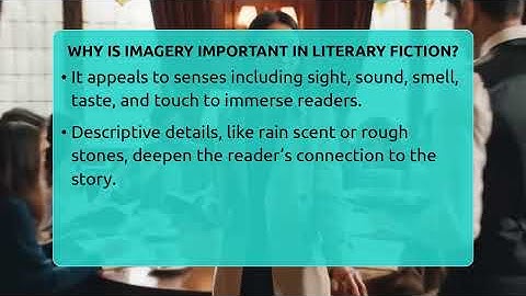 Why Is Imagery Important In Literary Fiction? - The Prose Path