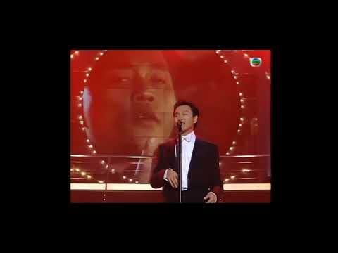 Leslie Cheung   Monica LIVE 张国荣 摔话筒那一下帅炸天