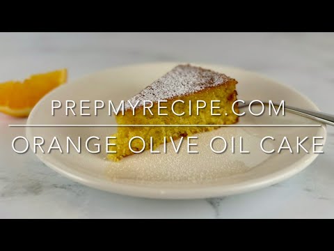ORANGE OLIVE OIL CAKE - How to Make this Amazingly Moist & Delicious Cake with a Hint of Cardamom!