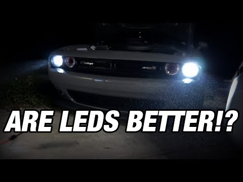 INSTALLEREN: LEDS VERSUS HALOGEENLAMPEN #ledheadlights #led #ledvshalogen