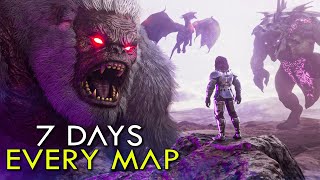I Have 7 Days to Beat Every ARK Map! [ARK: Survival Evolved]