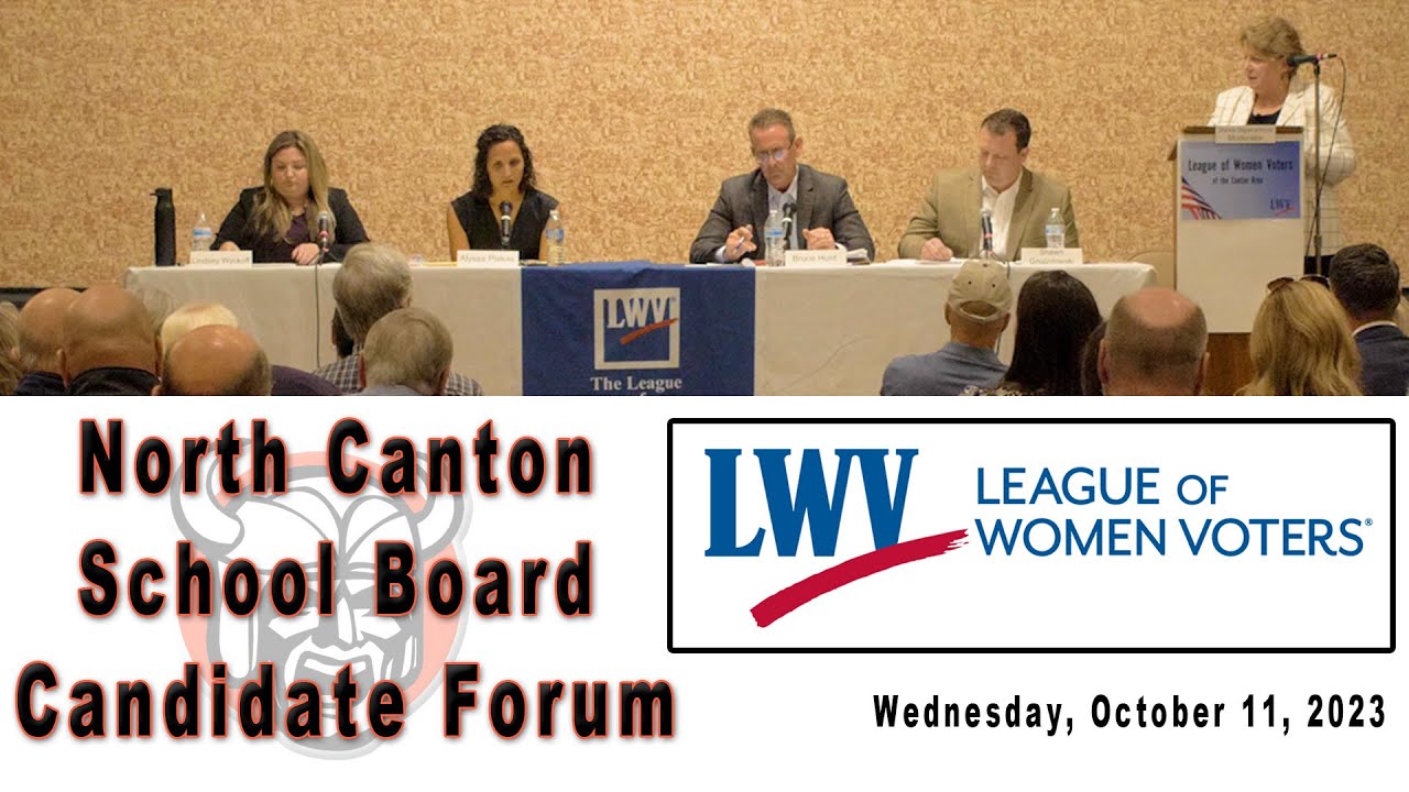 LWV North Canton School Board Candidate Forum10 11 23 YouTube