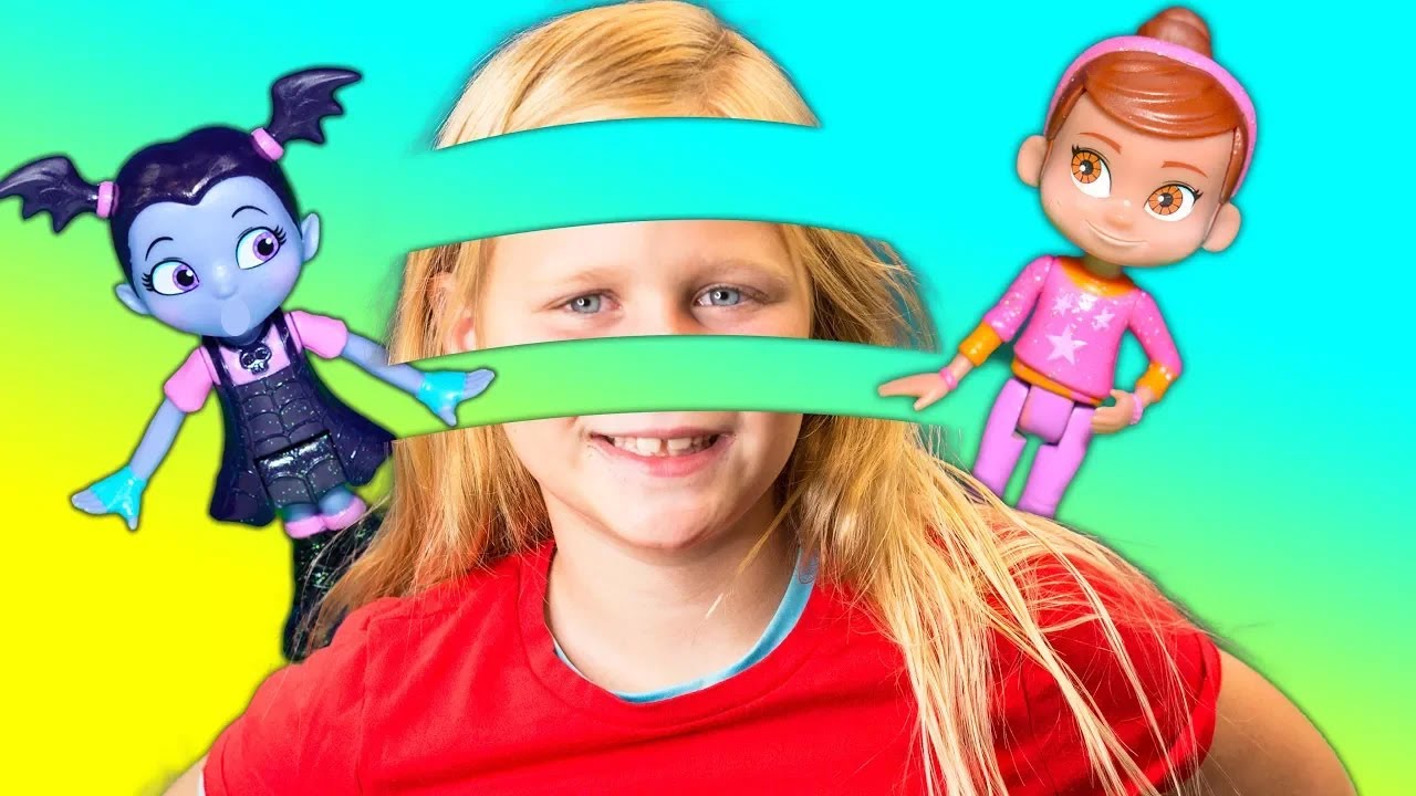 Vampirina and Poppy tricked by the Assistant at the Scare BnB with her Invisibility Cloak - YouTube