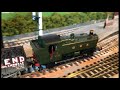 Bachmann Sound-Fitted 94XX arrives on a coal train.
