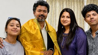 Thalapathy Vijay Son Jason Meet CM Vijay🔥Mother Sangeetha Vijay Divorce Issue And Trisha 