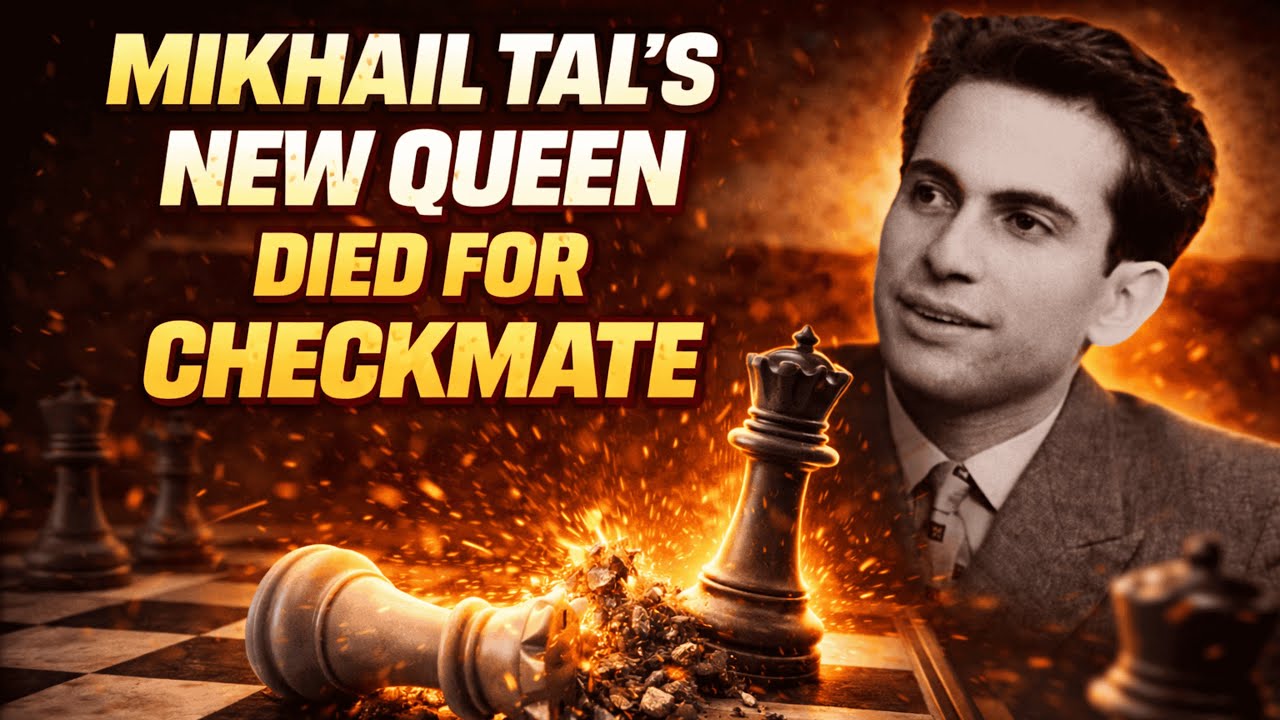 MIKHAIL TAL’S NEW QUEEN DIED FOR CHECKMATE Annihilates Opponent in Epic 1954 Latvian Championship