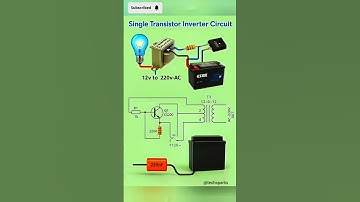 DIY Single Transistor Inverter Circuit | 12V DC to 220V AC Converter | Simple Inverter Using CS200
