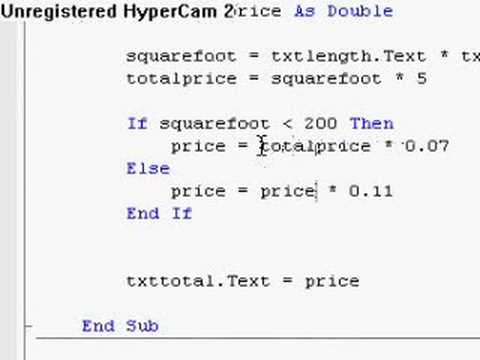 my Visual Basic Tutorial Lesson 2 part 2