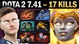 Dawnbreaker Dota 2 7.41 with Harpoon and Cuirass - Dota Gameplay