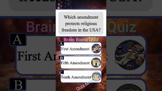 Which Amendment Protects Religious Freedom in the USA? 🇺🇸📜 | Test Your Knowledge! #shorts #usa #quiz