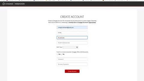 How To Self Enroll In WebAssign