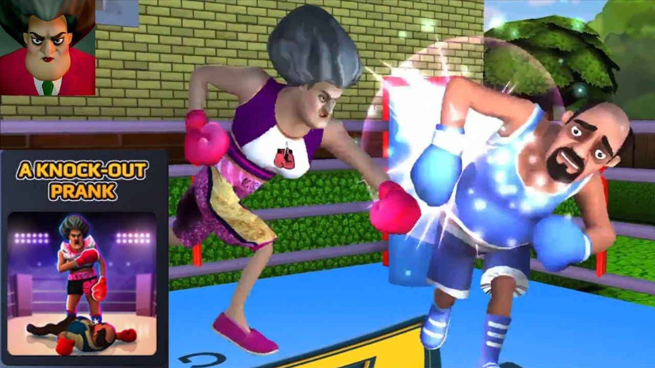 SCARY TEACHER 3D | Special Chapter Super Sportsmania | Level A KNOCK-OUT PRANK