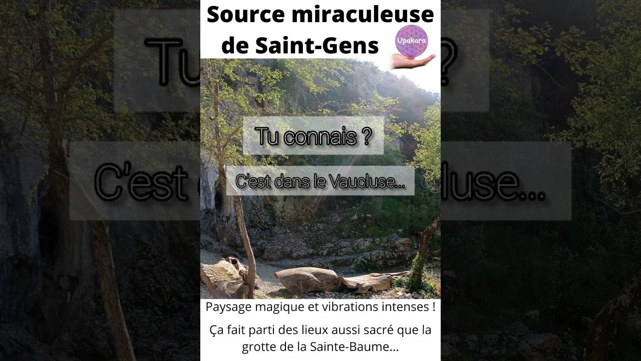 Mieux que Lourde et la Sainte Baume : ce lieu est tr&egrave;s vibrant !