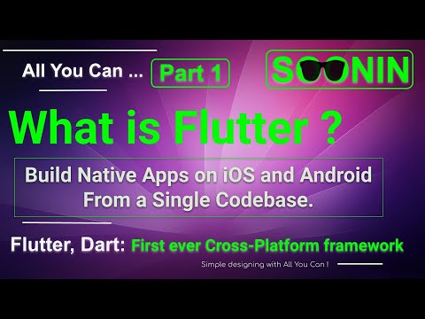 Flutter, Dart, for iOS, Android, Tutorial # 01  What are Flutter & Dart   The Basics Google’s UI Too