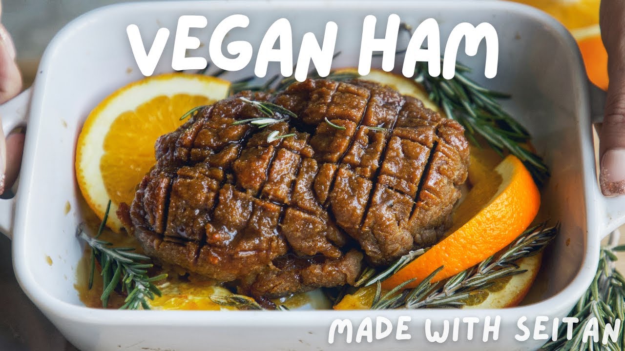 12 DAYS OF HOLIDAY RECIPES DAY 9 VEGAN HAM [MADE WITH SEITAN] YouTube