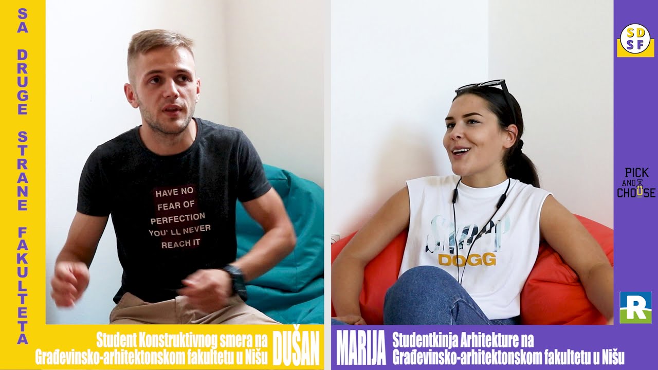 Sa druge strane fakulteta - GRAĐEVINSKO-ARHITEKTONSKI FAKULTET UNIVERZITETA U NIŠU - Epizoda 08