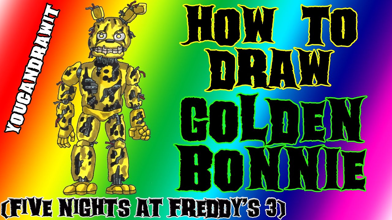 Play Golden Bonnie FNAF3 Paint for free without downloads