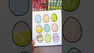 Easter Eggs drawing &amp; coloring ideas! #coloringtutorial #howtodraw #eastereggs #coloring #drawing
