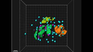 Detect Spots objects close to Surface object
