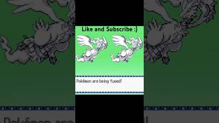 Reshiram x2 fused #shorts #pokemoninfinitefusion #pokemon #romhack #fangame
