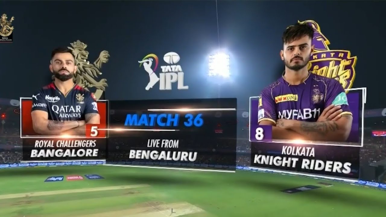 RCB VS KKR || 2024 highlights || #ipl #rcb #kkr #kkrvsrcb - YouTube