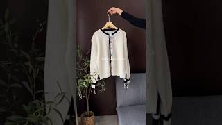 LINK DI BIO NO.98 🛒 REKOMENDASI CARDIGAN RAJUT KEKINIAN // SHOPEE HAUL OOTD #shortvideo #shorts