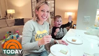 Dylan Dreyer And Son Calvin Make Jell-O Pie For Her Husband’s Birthday | TODAY
