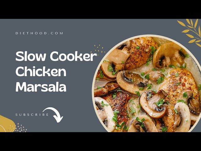 Slow Cooker Chicken Marsala - Creme De La Crumb