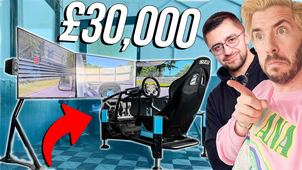 I Tried Misha's £30,000 Motion Simulator! (IT HURT)