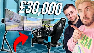 I Tried Misha's £30,000 Motion Simulator! (IT HURT)