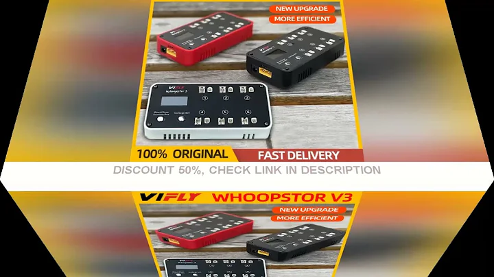 NEW VIFLY WhoopStor 3 V3 6 Ports 1S LIPO LiHV Battery Charger Discharger Storage LCD TYPE-C DC TX60