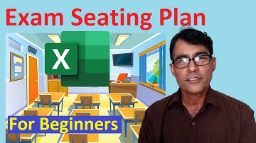 Exam seating plan in excel | seating plan for beginners in excel | ms excel