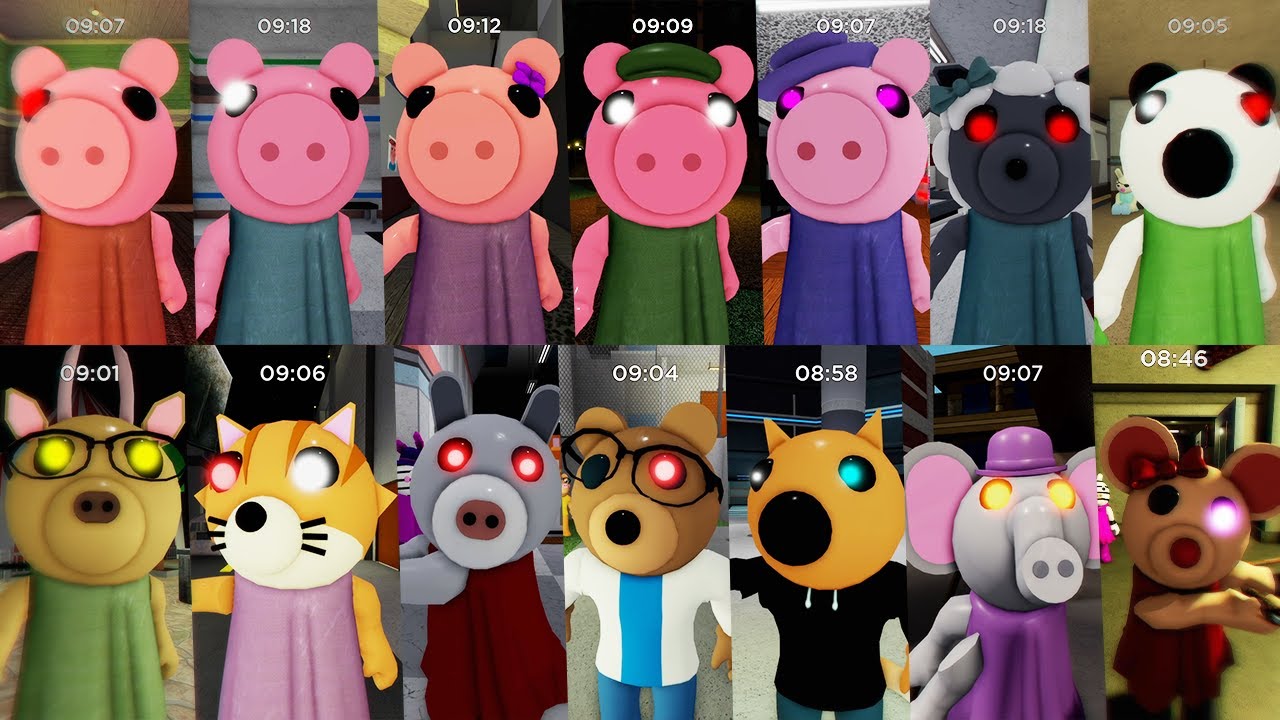 images Piggy All Characters 2021 roblox piggy redesigns wave 1 all jumpscares